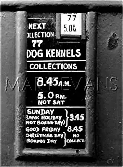 Literate: CANINE POST BOX