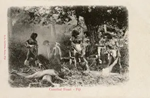 Cannibals: A Cannibal feast, Fiji