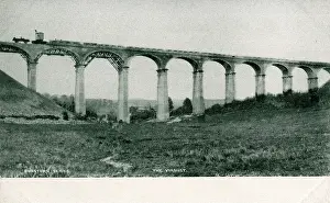 Viaduct: Cannington Viaduct Construction, Pinhay, Devon
