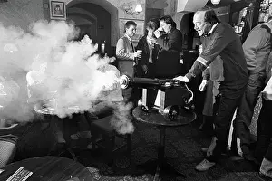 Deaf: Cannon firing in pub -1