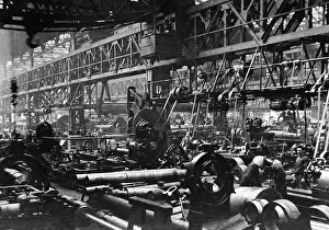 Sterreich: Cannon foundry, 1917