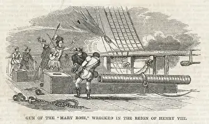 Shipboard: CANNON ON MARY ROSE