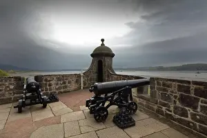 Dumbarton: Cannons, Dumbarton Castle, West Dunbartonshire, Scotland