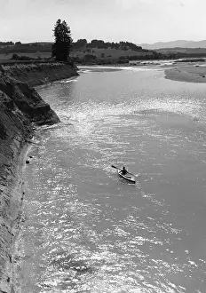 Canoe: Canoeist on the Isar, 1929