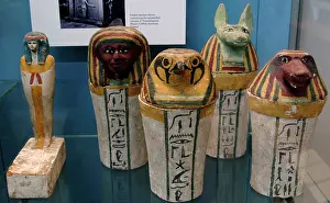 Showcase: Canopic jars
