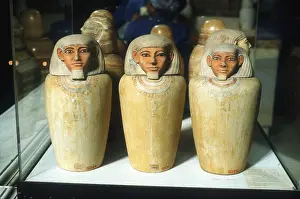 Mummified: Canopic Jars: These were used to contain viscera