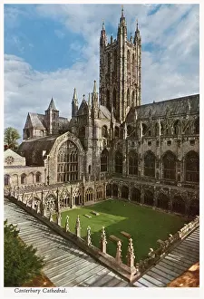 Courtyards: Canterbury Cathedral, Kent