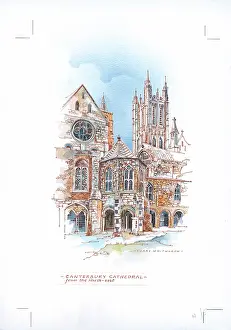 North East: Canterbury Cathedral from the north-east
