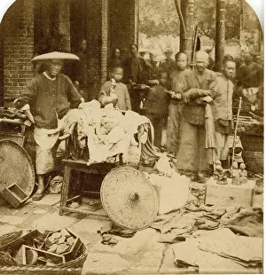Classic Photographics Collection: Canton. Chinese Marine Store Stall, and Sugar Cane Dealer