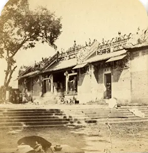 Negretti: Canton. Joss House, Perspective View