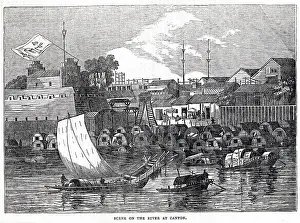 Chow: Canton River, China 1837