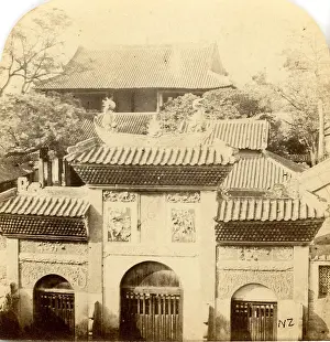 Classic Photographics Collection: Canton. View in the Grounds of the Imperial College