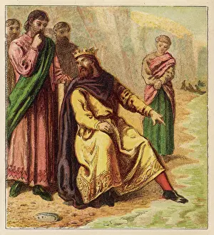 Flattery: CANUTE REPROVES COURTIER