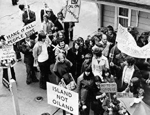 Canvey: Canvey Island protest