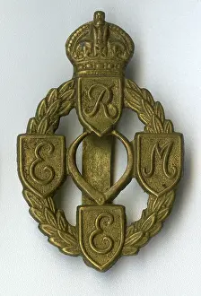 Cap badge, Royal Electrical and Mechanical Engineers
