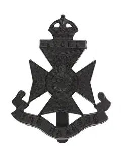 The National Army Museum: One of two cap badges associated with L/Cpl J R Dixon
