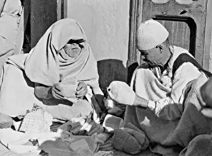 Tangier: Cap-maker in Tangier, 1938