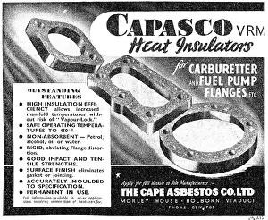 Insulators: Cape Asbestos Capasco Heat Insulators, Gaskets & Flanges