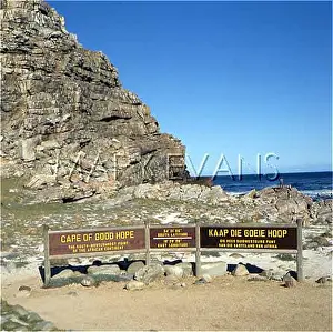 Westernmost: CAPE OF GOOD HOPE/SIGN