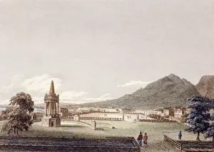 Sachm: Cape Town from the Heer Graght, 1812