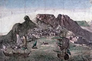 Riedel: Cape Town and Table Mountain, circa 1780