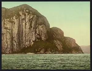 C1901: Cape Trinity on the Saguenay River