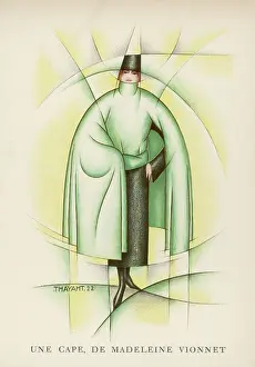 Cubist: CAPE BY VIONNET 1922