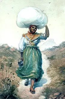 Washerwoman: A Cape Washerwoman Going Home