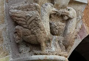 Fides: Capital, Abbatiale Sainte-Foy, Conques, Midi-Pyrenees