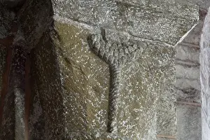 Fides: Capital, Abbatiale Sainte-Foy, Conques, Midi-Pyrenees