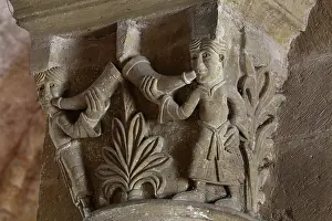 Fides: Capital, Abbatiale Sainte-Foy, Conques, Midi-Pyrenees