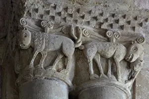 Fides: Capital, Abbatiale Sainte-Foy, Conques, Midi-Pyrenees