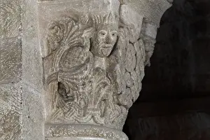 Fides: Capital, Abbatiale Sainte-Foy, Conques, Midi-Pyrenees