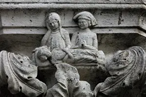 Piazzetta: Capital, Doge's Palace, Venice, Italy
