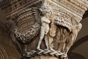 Salvi: Capital, Rector's Palace, Old Town, Dubrovnik, Croatia