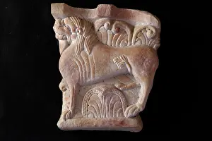 Prieure: Capital from Serrabone Priory, Languedoc-Roussillon, France