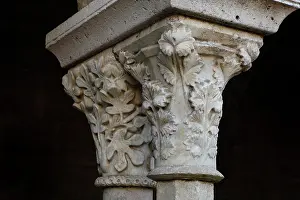 Limoux: Capitals from Cloister of Fontfroide Abbey