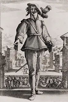 Neopolitan: Capitano, a stock character in the Commedia ?