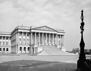 Streetlamp: US Capitol. Senate Wing of United States ?