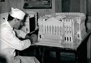 Batard: US Capitol in sugar and chocolate for President Eisenhower