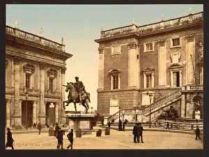 Capitoline: The Capitoline, the piazza, Rome, Italy