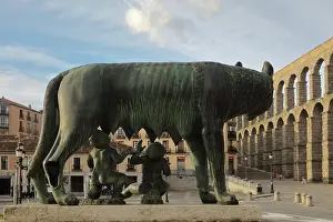 Remus: Capitoline Wolf, Segovia, Castile and Leon, Spain
