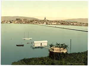 Istria: Capo d'Istria (i.e. Capodistria), general view, Istria, Aus
