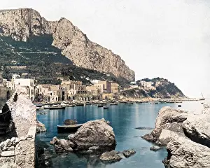 Capri: Capri Harbour, Italy