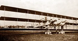 Caproni: A Caproni triplane, Italy, early 1900s