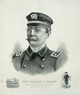 Sigsbee: Capt. Charles D. Sigsbee, Commander of the U.S. battleship M