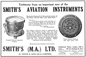 Endorses: Capt F.L.Barnard Endorses Smith's Aviation Instruments