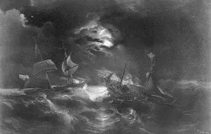 Lydia: Captain Aubert, saving the crew of the American brig Lydia