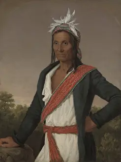 Onondaga: Captain Cold, or Ut-ha-wah, in an 1838 portrait