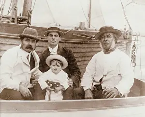 Rawhide Collection: Captain Collins of Brighton, with his family